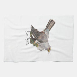 Paño De Cocina Aves de bosque acuáticas