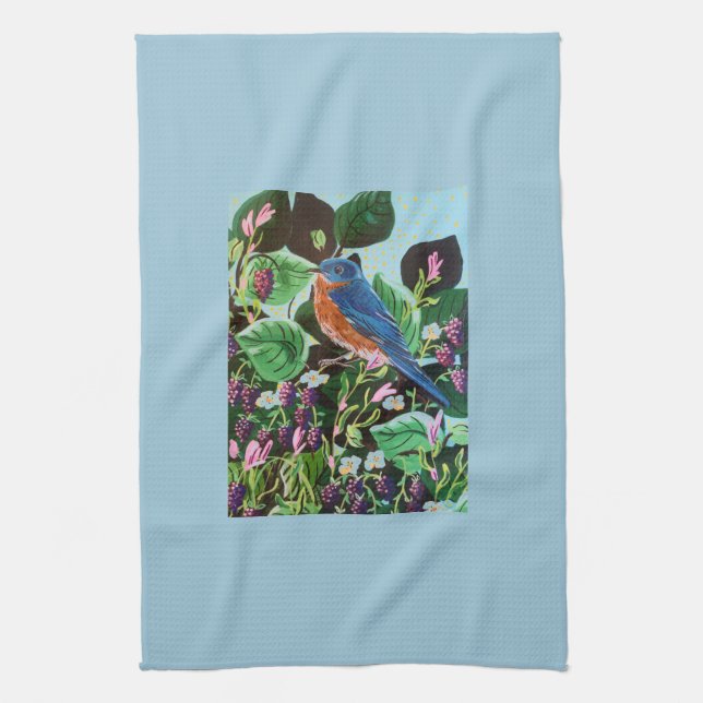 Paño De Cocina ¡Aves, pájaros y más pájaros! (Vertical)