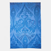 Aves pavos reales orientales azules