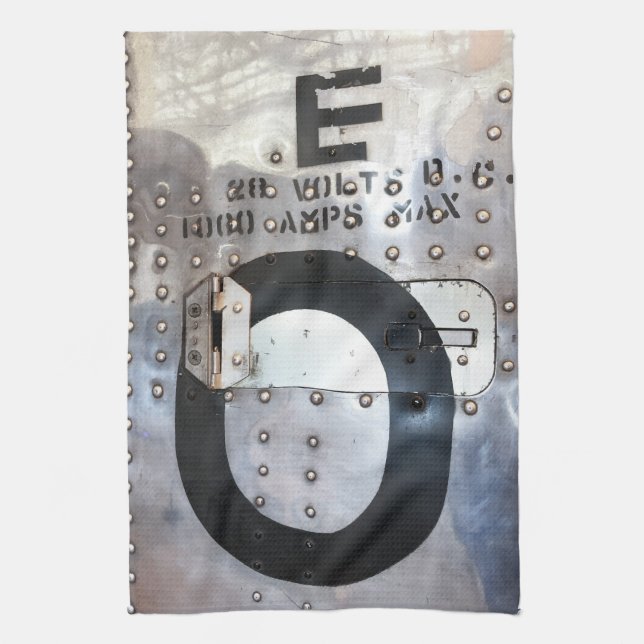 Paño De Cocina Aviación Metalizado (Vertical)