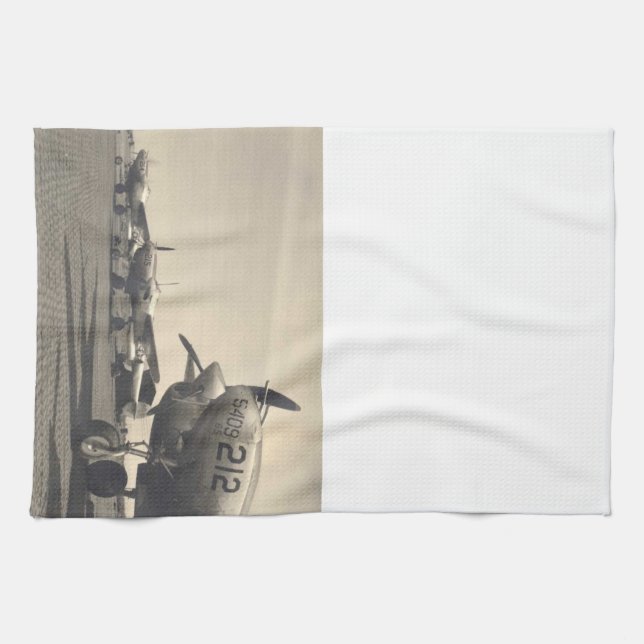 Paño De Cocina Aviones de WWII (Horizontal)