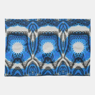 Paño De Cocina Azul atómico