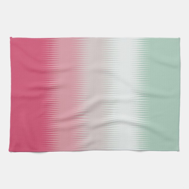 Paño De Cocina Azul claro Verde Gris gris marrón rojo (Horizontal)