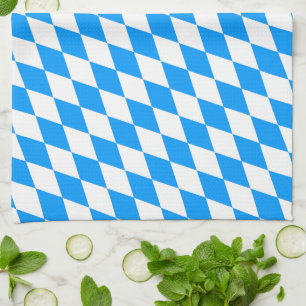 Paño De Cocina Azul de Baviera para cocina