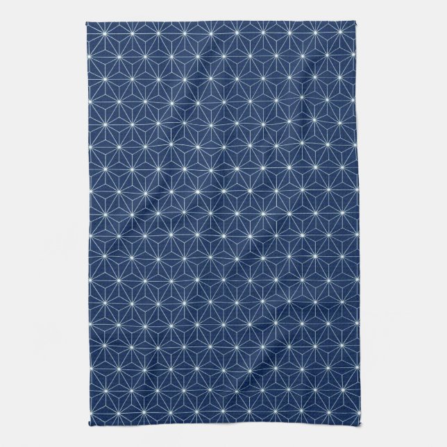 Paño De Cocina Azul índigo japonés (Vertical)
