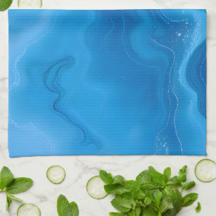 Paño De Cocina Azul lunar