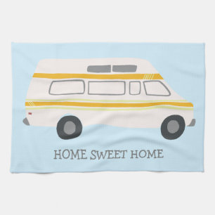 Paño De Cocina AZUL retro CASERO DULCE CASERO de Campervan