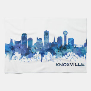 Paño De Cocina Azul Skyline de Knoxville