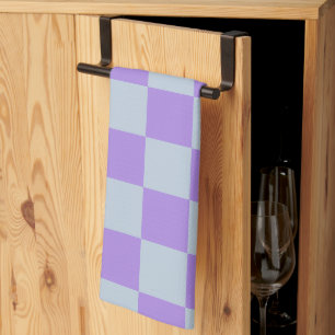 Paño De Cocina Azul y lavanda suaves y bajo control