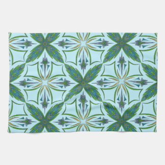 Paño De Cocina Azulejo Arabesco Patrón Audaz Cuadrado
