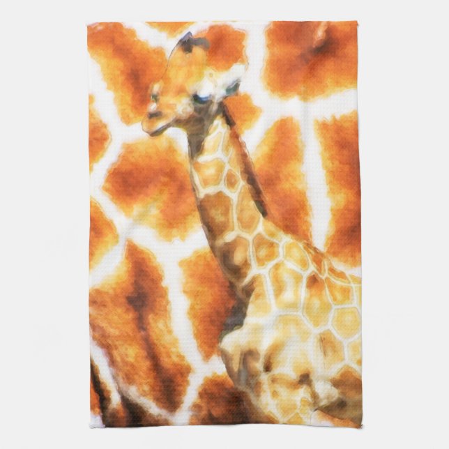 Paño De Cocina Baby Giraffe (Vertical)