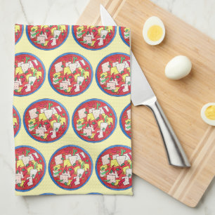 Paño De Cocina Bacalao Cocina puertorriqueña Salado Pescado De Ba