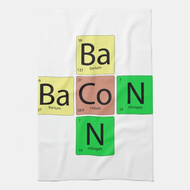 Paño De Cocina Bacon Geek (Vertical)