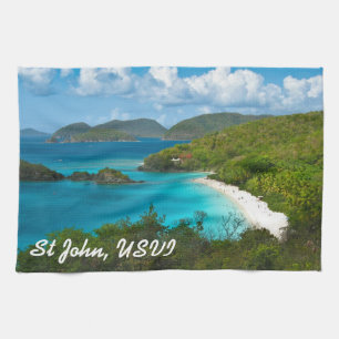 Paño De Cocina Bahía del tronco, St John USVI