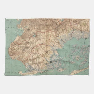 Paño De Cocina Bahía y Brooklyn de Jamaica