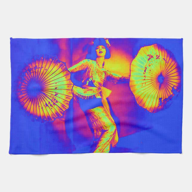 Paño De Cocina Bailando en color (Horizontal)