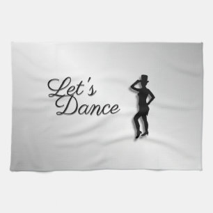 Paño De Cocina Bailarina de Tap Vamos a bailar