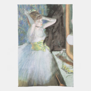 Paño De Cocina Bailarina en su camerino de Edgar Degas
