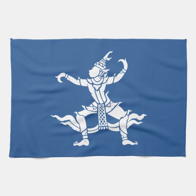 Paño De Cocina Bailarina tailandesa ⚠ ⚠ Rótulo tailandés (Horizontal)