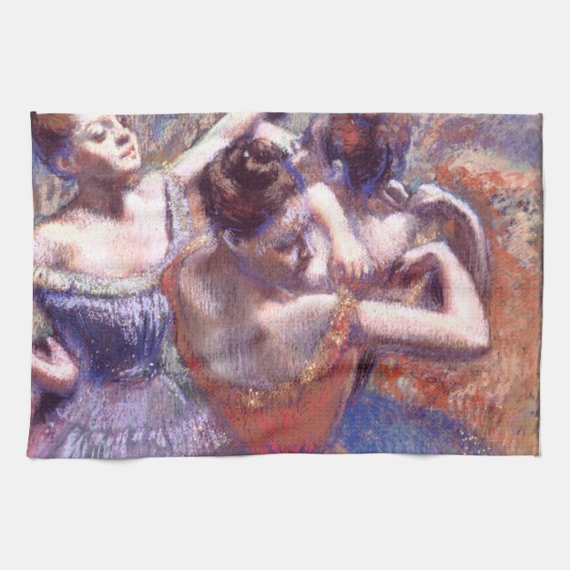 Paño De Cocina Bailarinas 1899 Edgar Degas (Horizontal)