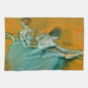 Paño De Cocina Bailarinas de Degas en el ballet de bar