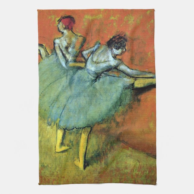 Paño De Cocina Bailarinas en el bar de Edgar Degas, ballet de épo (Vertical)