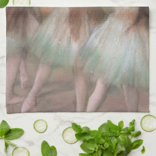 Paño De Cocina Bailarinas Verdes de Edgar Degas, Arte Antiguo de