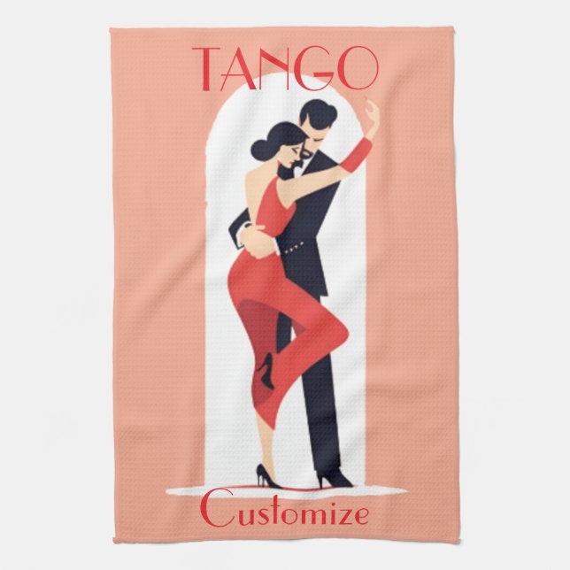 Paño De Cocina Bailarines de tango Thunder_Cove (Vertical)