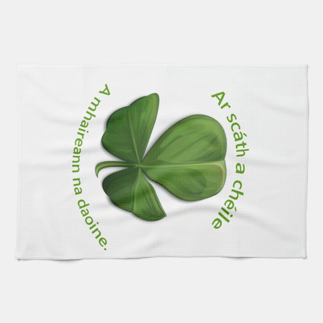 Paño De Cocina Bajo el refugio del otro, la gente sobrevive (Horizontal)