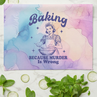 Paño De Cocina Baking: Because Murder is Wrong 