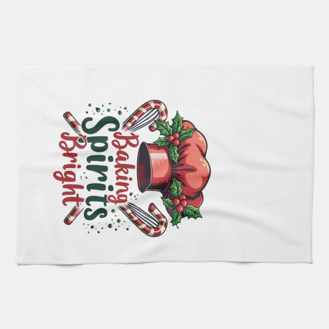 Paño De Cocina Baking Spirit Bright Funny Baking Chef Baker (Horizontal)