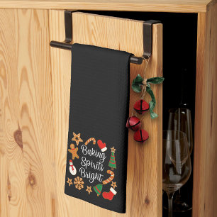 Paño De Cocina Baking Spirit Bright Gingerbread Navidades Cookie