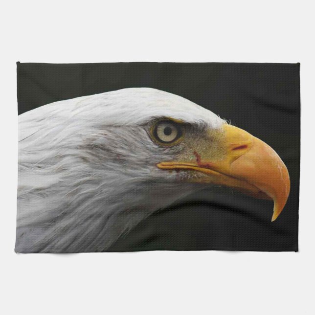 Paño De Cocina Bald Eagle ktcna (Horizontal)