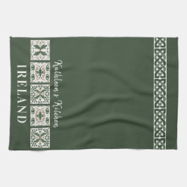 Paño De Cocina Baldosas celtas Irlanda personalizadas