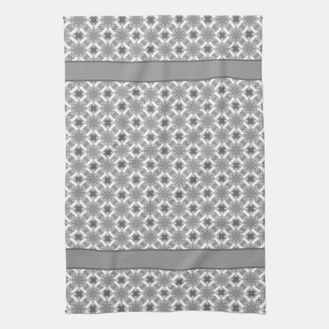 Paño De Cocina Baldosas de diamante desplazadas (Vertical)