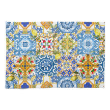 Baldosas mediterráneas, mayólica, siciliana