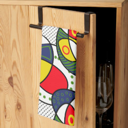 Paño De Cocina Ball de playa verde amarillo rojo