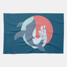 ballena azul natación