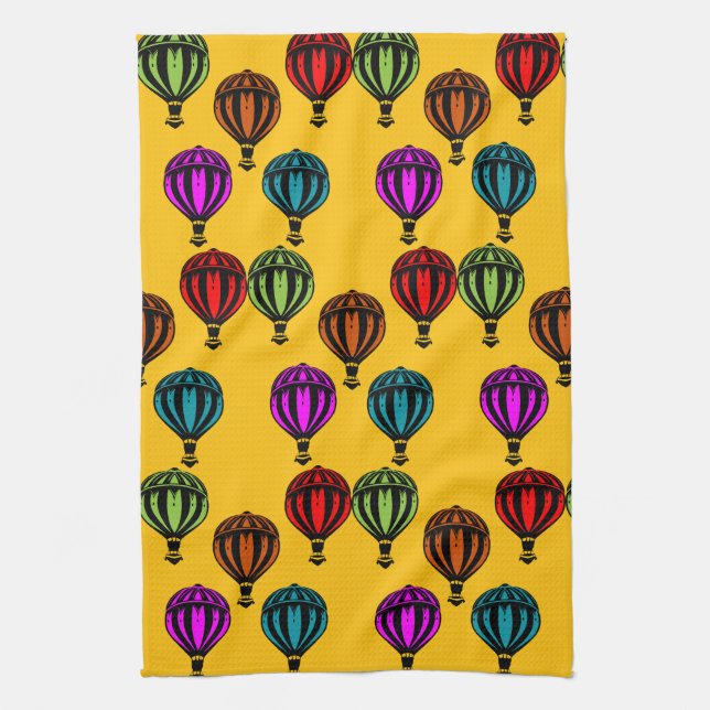 Paño De Cocina Balón de aire caliente Patentado (Vertical)