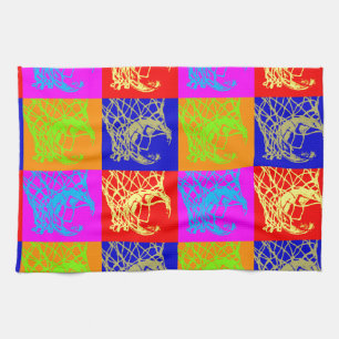 Paño De Cocina Baloncesto de arte pop