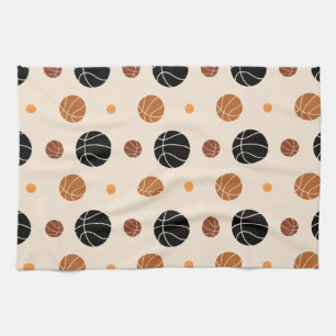 Paño De Cocina Baloncesto, patrón de regalo deportivo