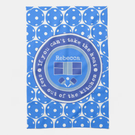 Paño De Cocina Baloncesto: Si no puedes tomar el calor/azul pálid