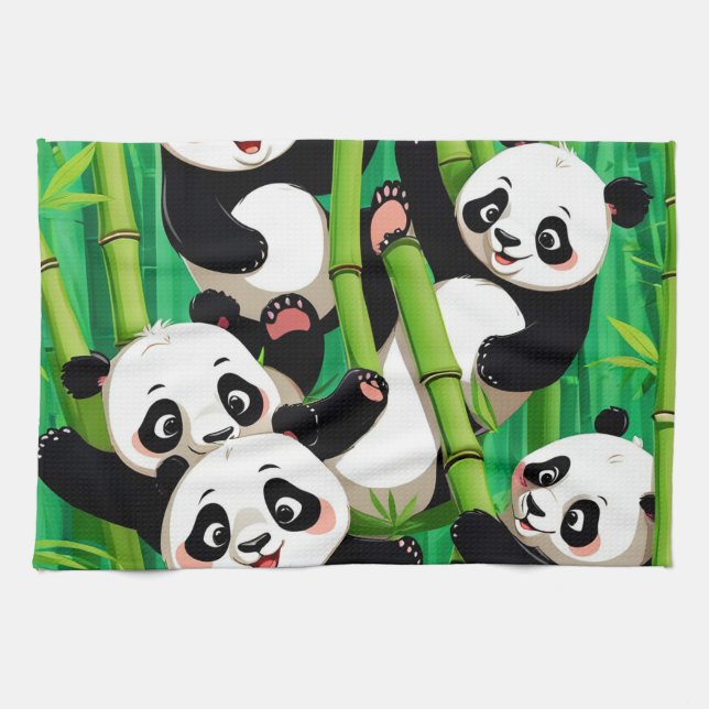 Paño De Cocina Bamboo Panda (Horizontal)