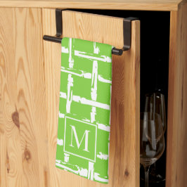 Paño De Cocina Bambú Elegante – Monograma Costero Lima