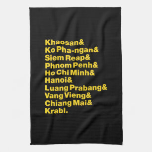 Paño De Cocina Banana Pancake Trail / Circuito