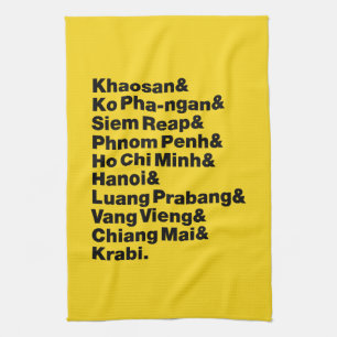 Paño De Cocina Banana Pancake Trail / Circuito