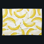 Paño De Cocina Bananas<br><div class="desc">Patrón acuarela con plátanos.</div>