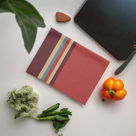 Paño De Cocina Banda de tonos marrones