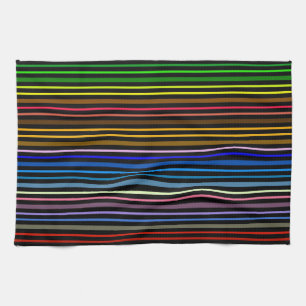 Paño De Cocina Banda de varios colores