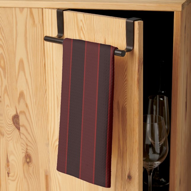 Paño De Cocina Banda roja (Pliegue de tercios)
